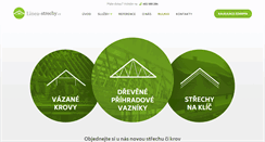 Desktop Screenshot of linea-strechy.cz